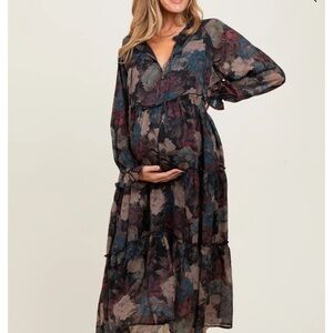 Pink Blush Maternity Maxi Dress